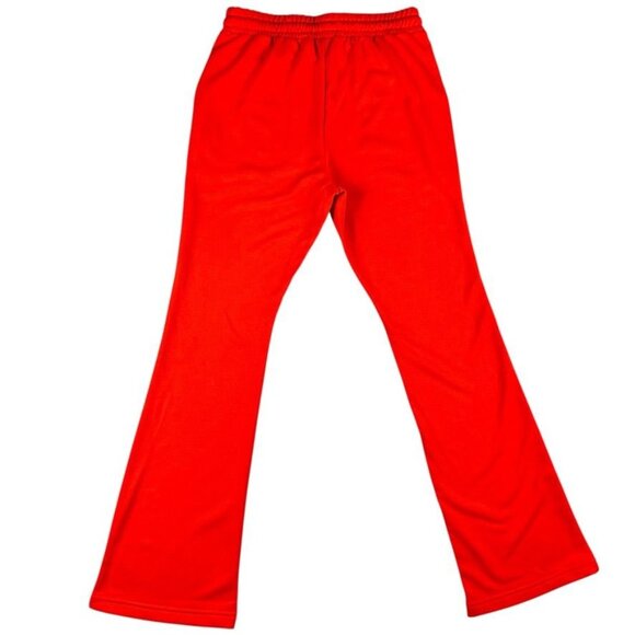 Men's Orange Flared "OK" Graphic Manfinity Sweatpants W Drawstring Size S - Picture 3 of 8